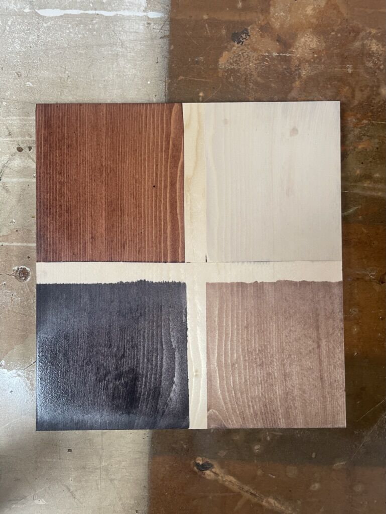 Hardwood samples in four species